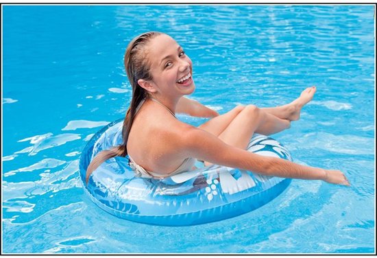 Intex - Zwemring Print Transparant 91cm (assorti)