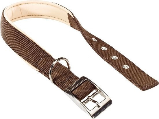 Ferplast Hondenhalsband Daytona 53 X 2,5 Cm Staal/nylon Bruin