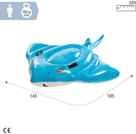 Intex - opblaasfiguur Rog Ride-ON