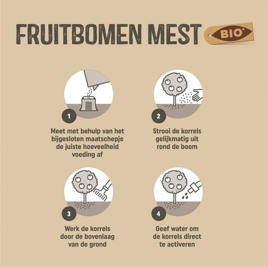 Pokon - Bio Fruitbomen Mest 1Kg