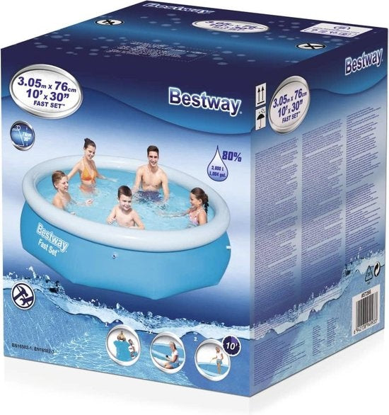Bestway - Fast Set zwembad rond 305x76cm