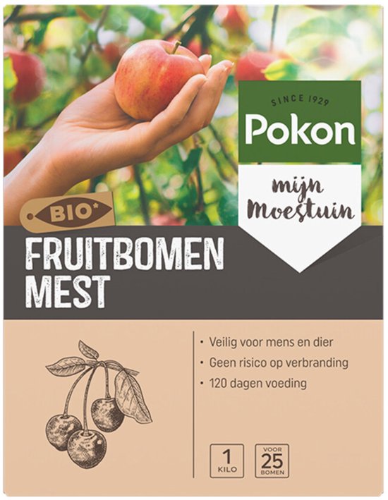 Pokon - Bio Fruitbomen Mest 1Kg