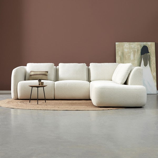 CLOUD met ottoman rechts - Raven 22