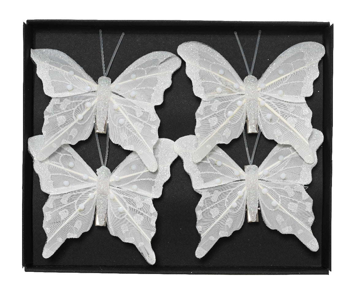 Vlinder veer op clip