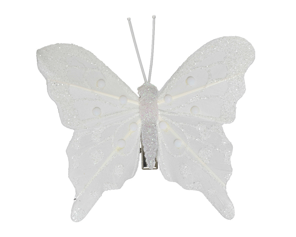 Vlinder veer op clip