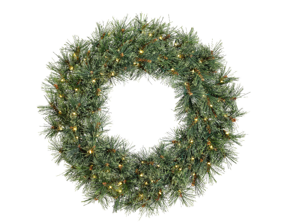 Cashmere krans cashmere Micro LED BO binnen dia63cm x H.14cm