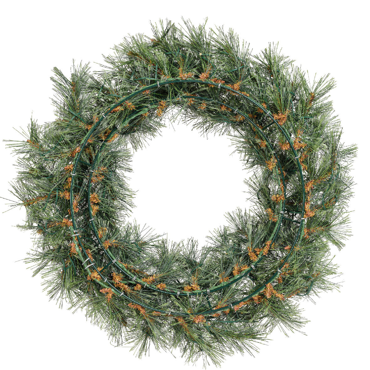 Cashmere krans cashmere Micro LED BO binnen dia63cm x H.14cm