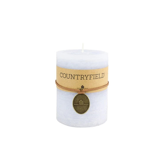 Kaars effen ro Tonnie M licht blauw - Countryfield