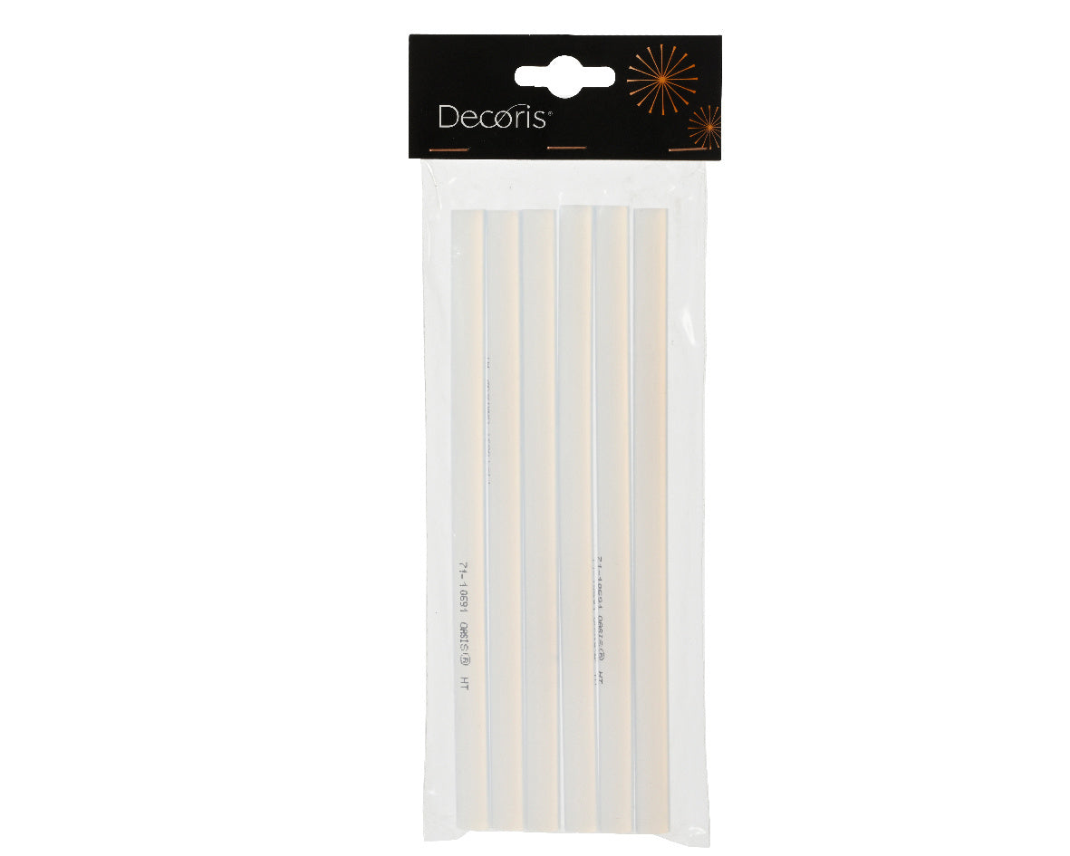 Lijmstickjes in doorzichtige verpakking met wit productmateriaal