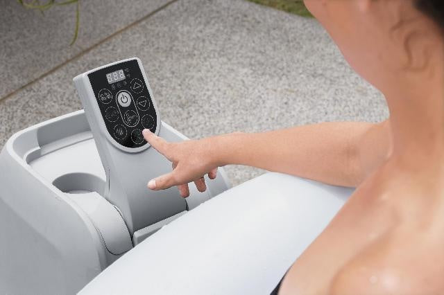 Opblaasbare spa Lay-Z-Spa Bali met bedieningspaneel en digitale timer