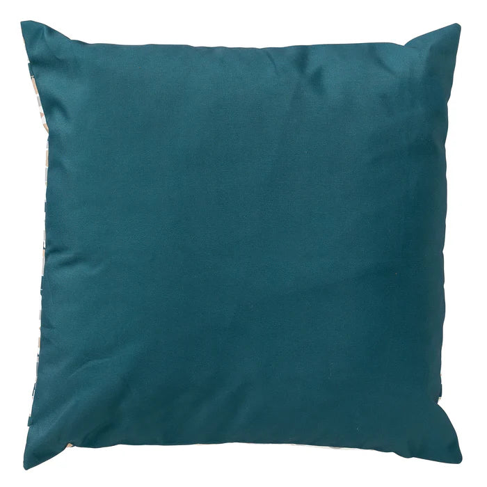 Buiten-kussen 45x45 cm effen sagebrushgroene kussenhoes zonder patroon