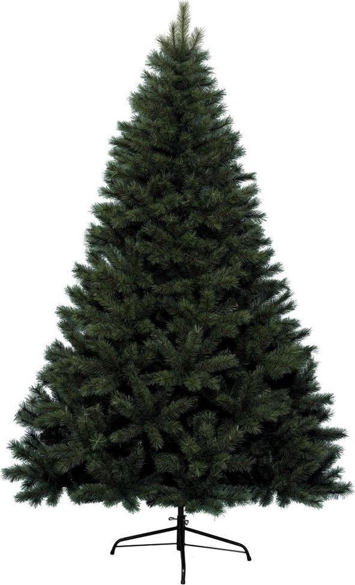 Kunstkerstboom van de spar, donkergroen, 210 cm hoog