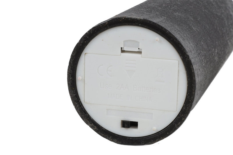 Stompkaars rustiek Ø7,5CM LED ro Lyon M wit-L7,5B7,5H12,5CM