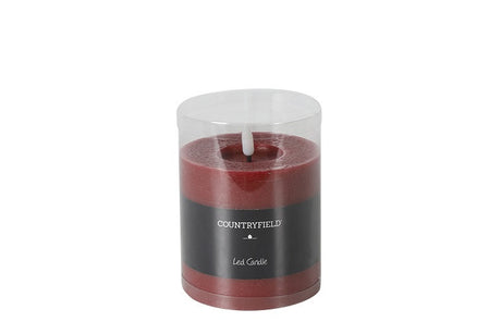 Stompkaars rustiek Ø10CM LED ro Lyon S rood-L10B10H10CM