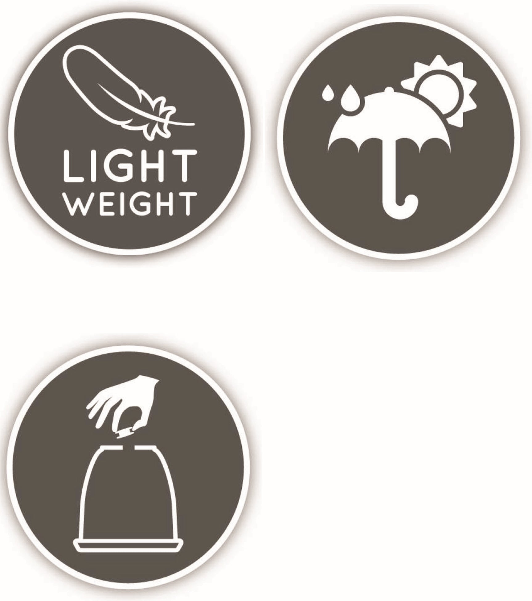 Lennox planter plastic cylinder buiten set/3