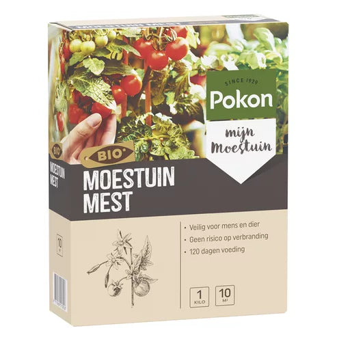 Pokon - Bio Moestuin Mest 1Kg