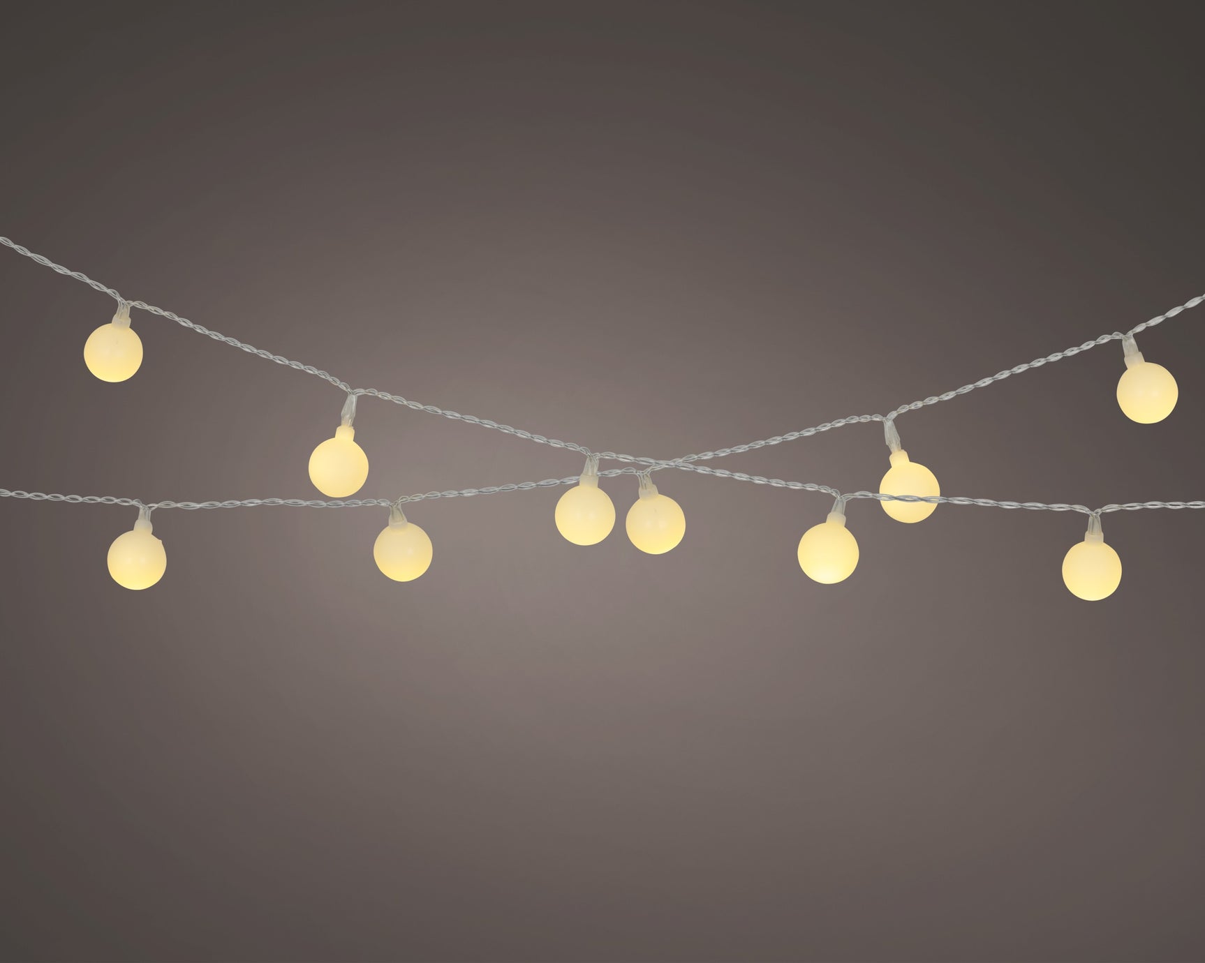 Solar cherry lights plastic steady