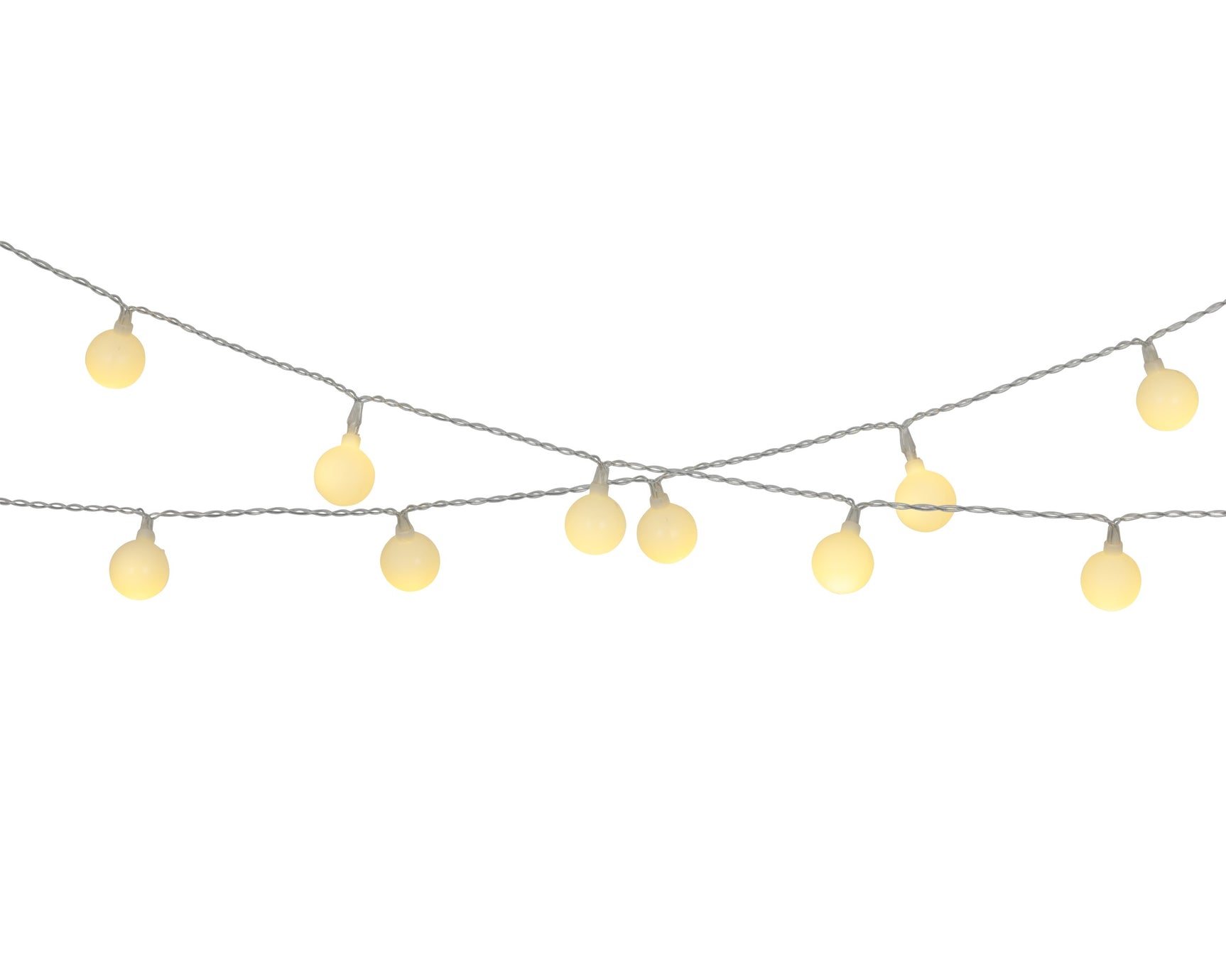 Solar cherry lights plastic steady