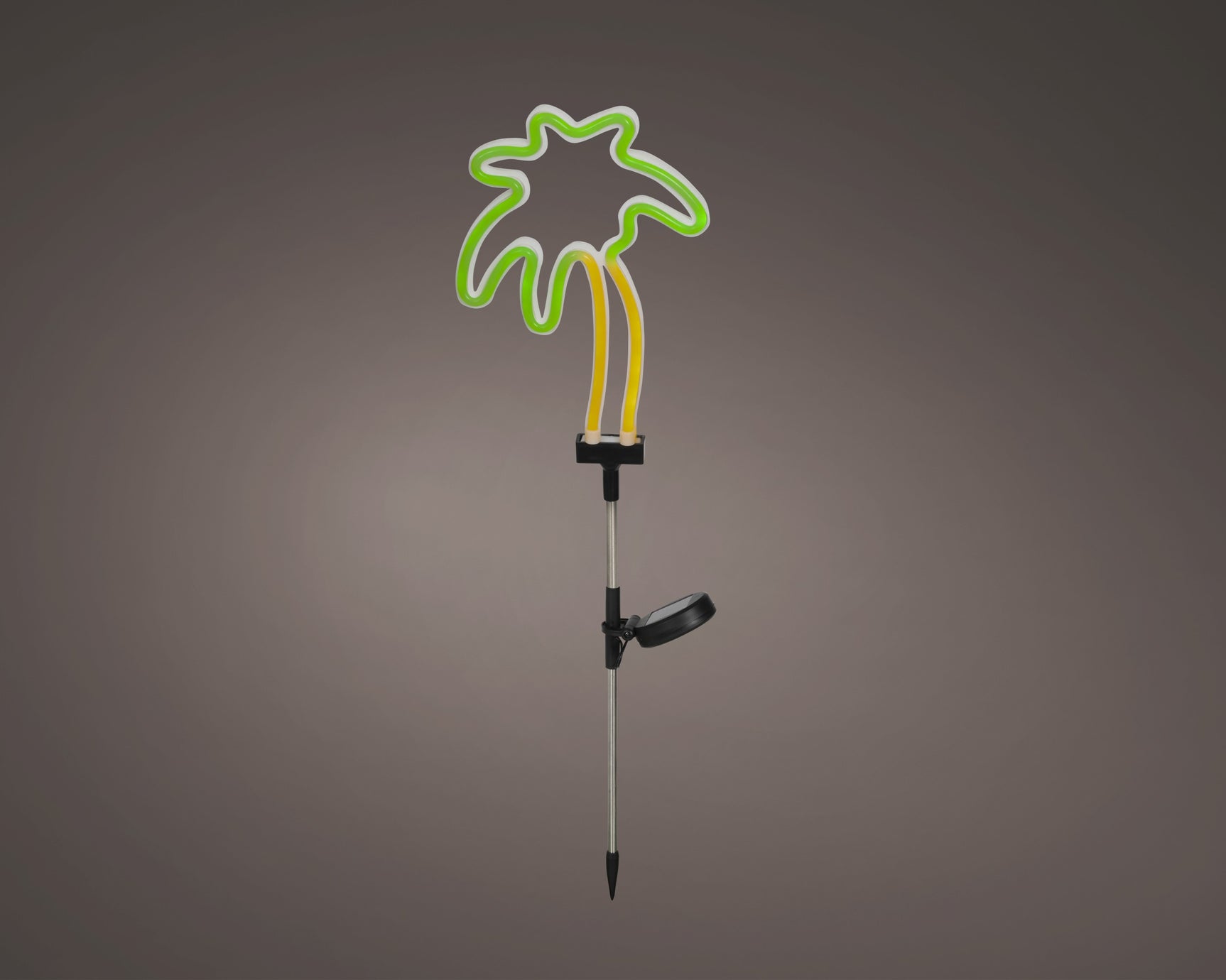 Solar stake light plastic steady