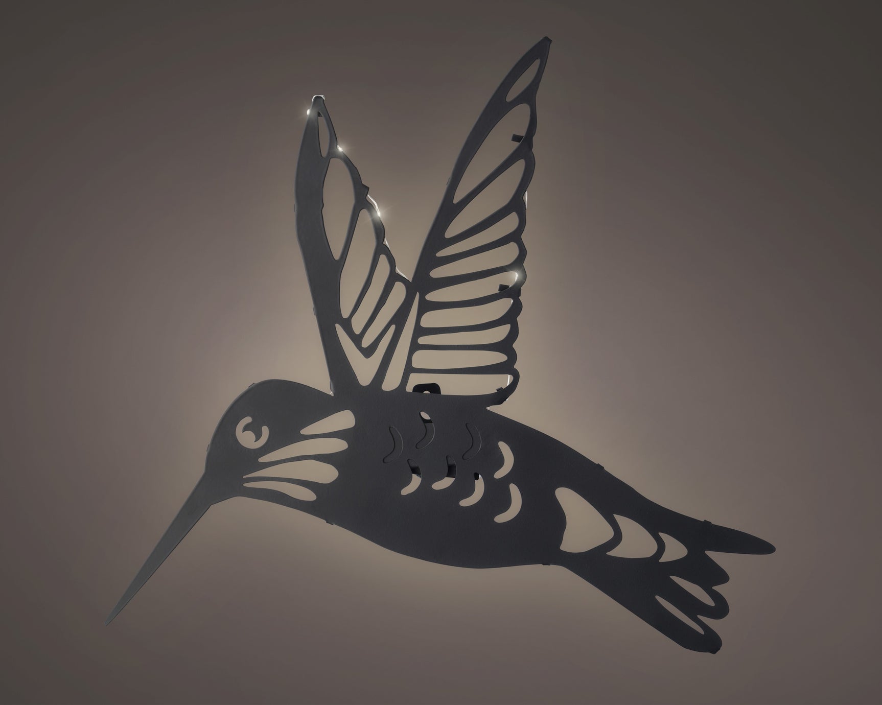 Solar wandlamp ijzer steady