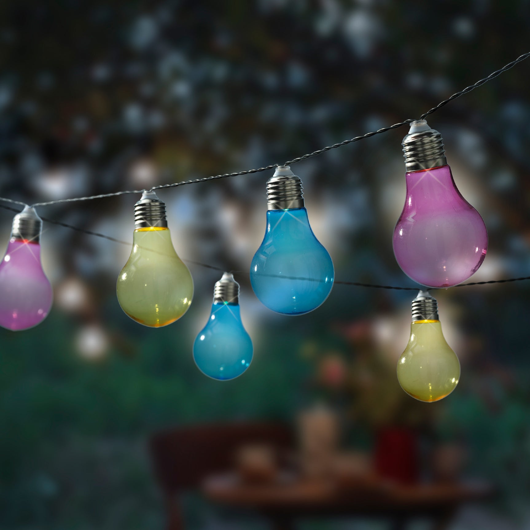 Solar partylight plastic steady