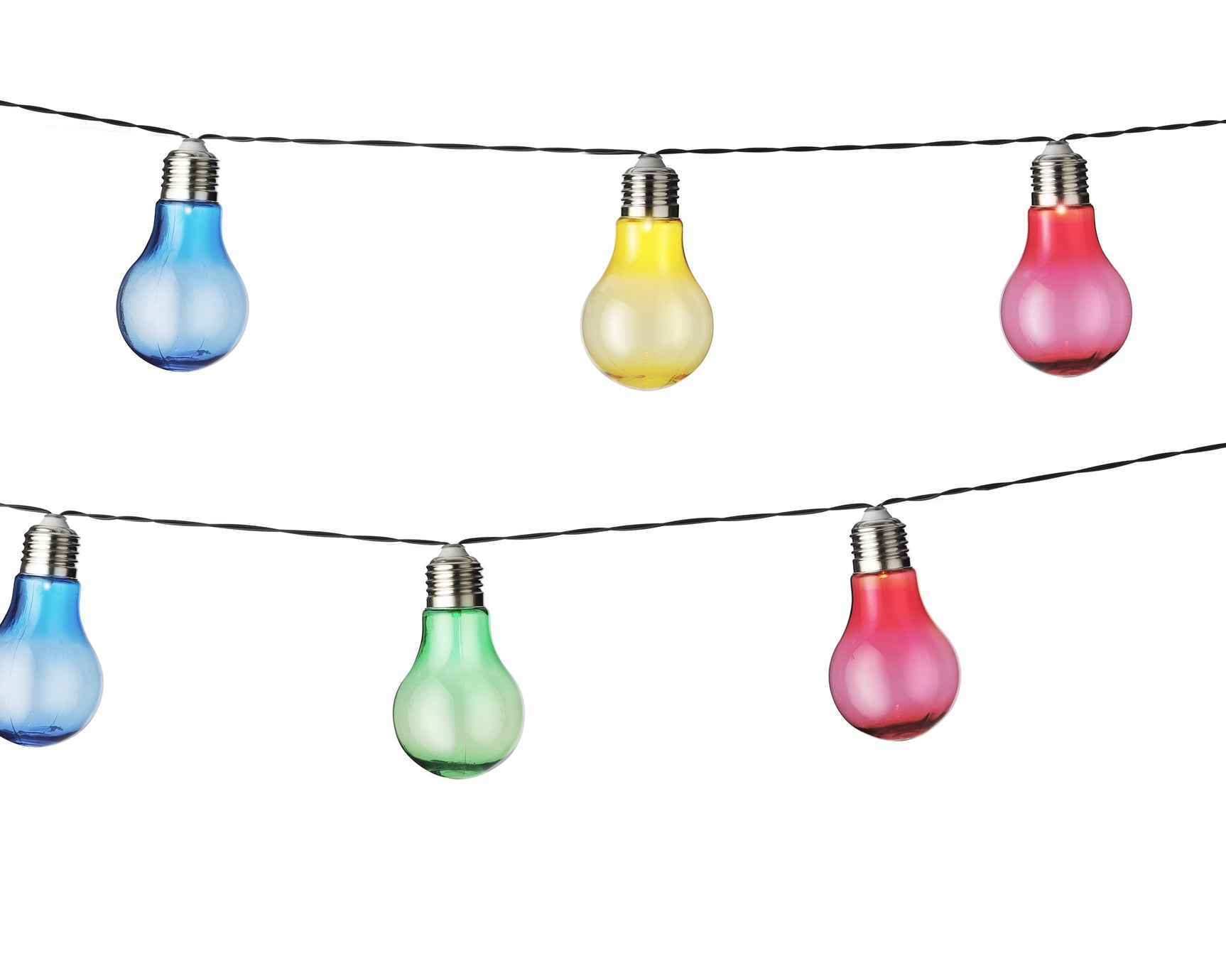 Solar partylight plastic steady