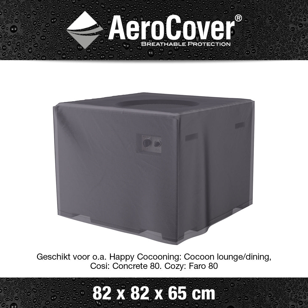 Vuurtafelhoes 82x82xH65