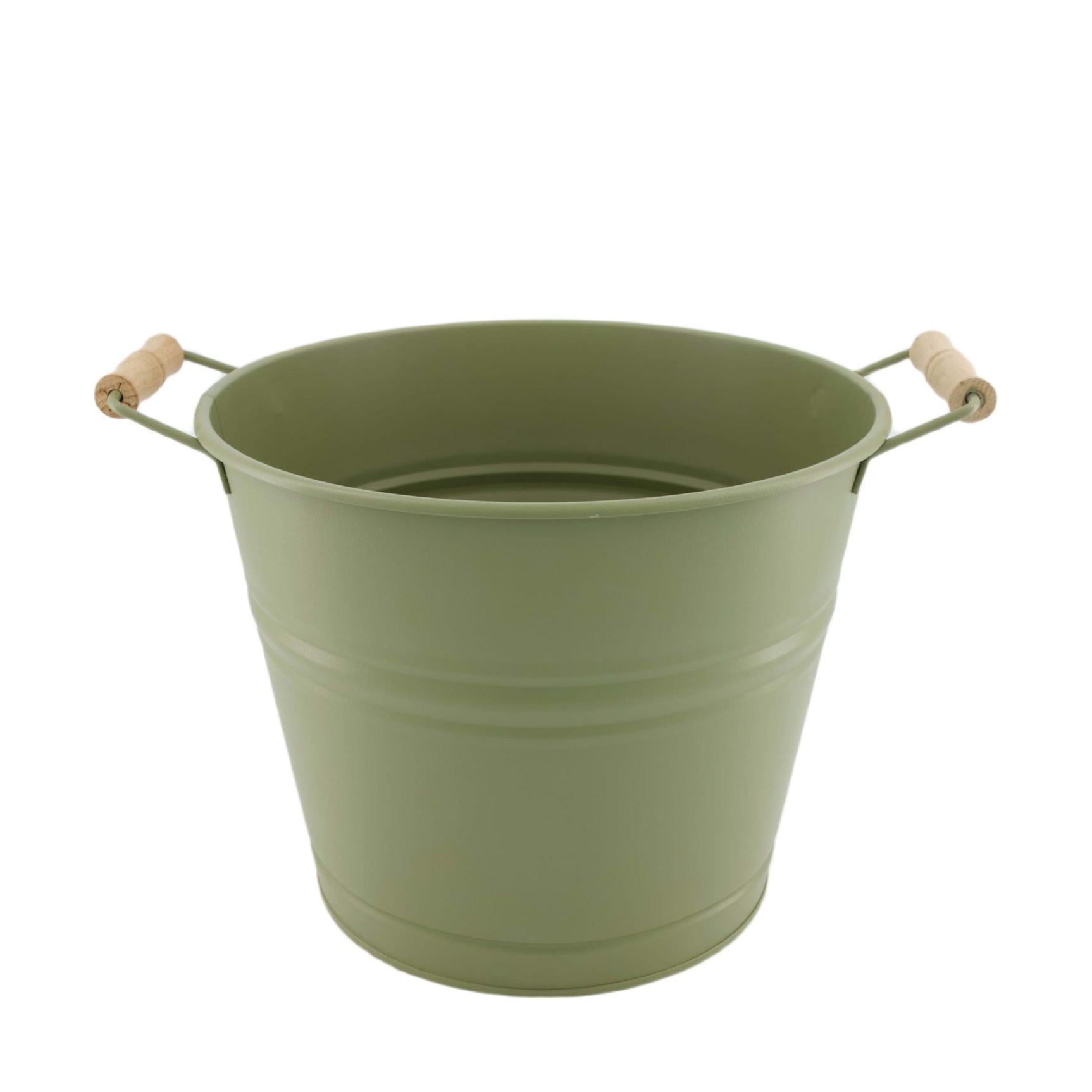 Schaal metaal met beukenhout FSC