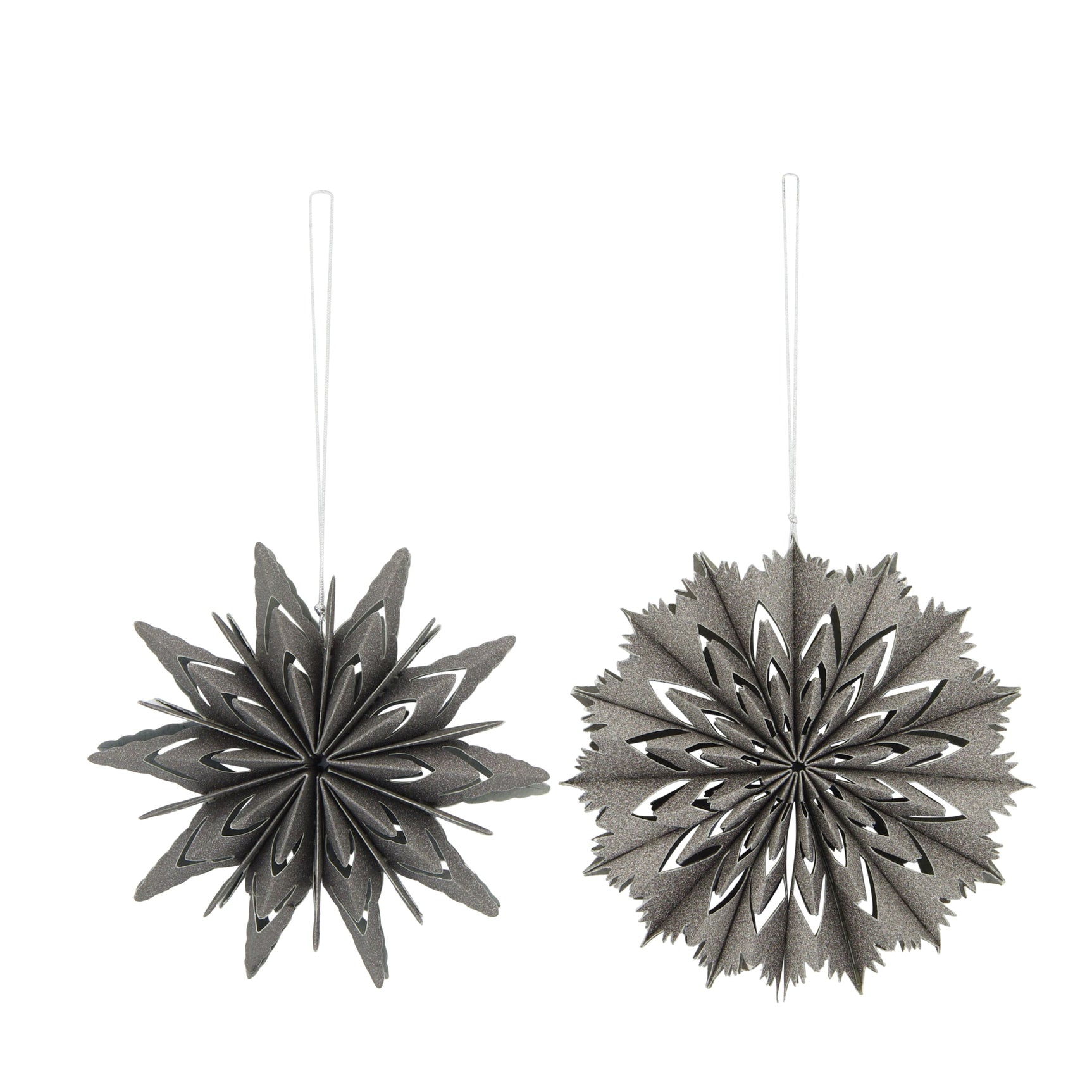 Hanger papier met glitter 15x15x5.5cm assorti FSC mix 100%