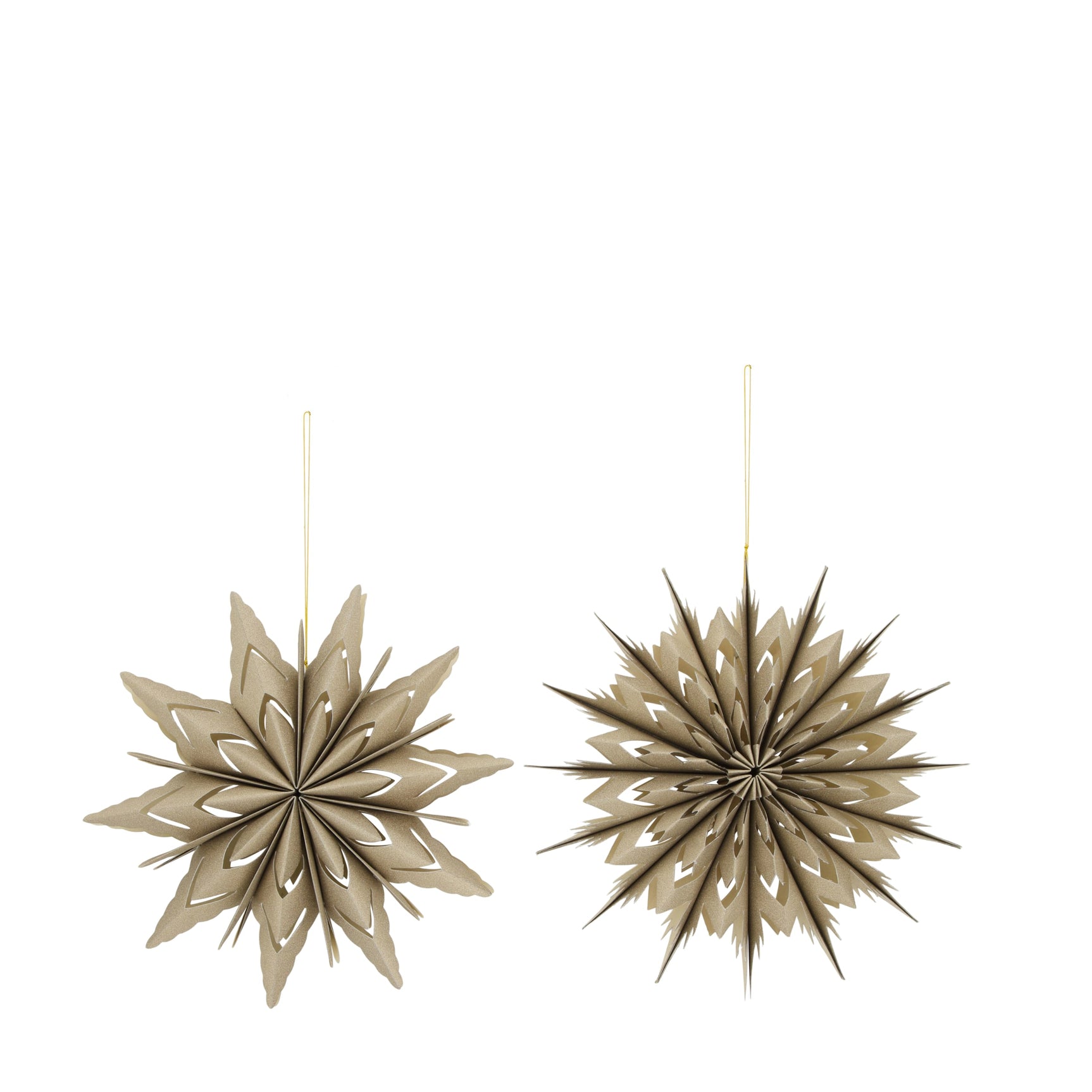 Hanger papier met glitter 30x30x7cm assorti FSC mix 100%