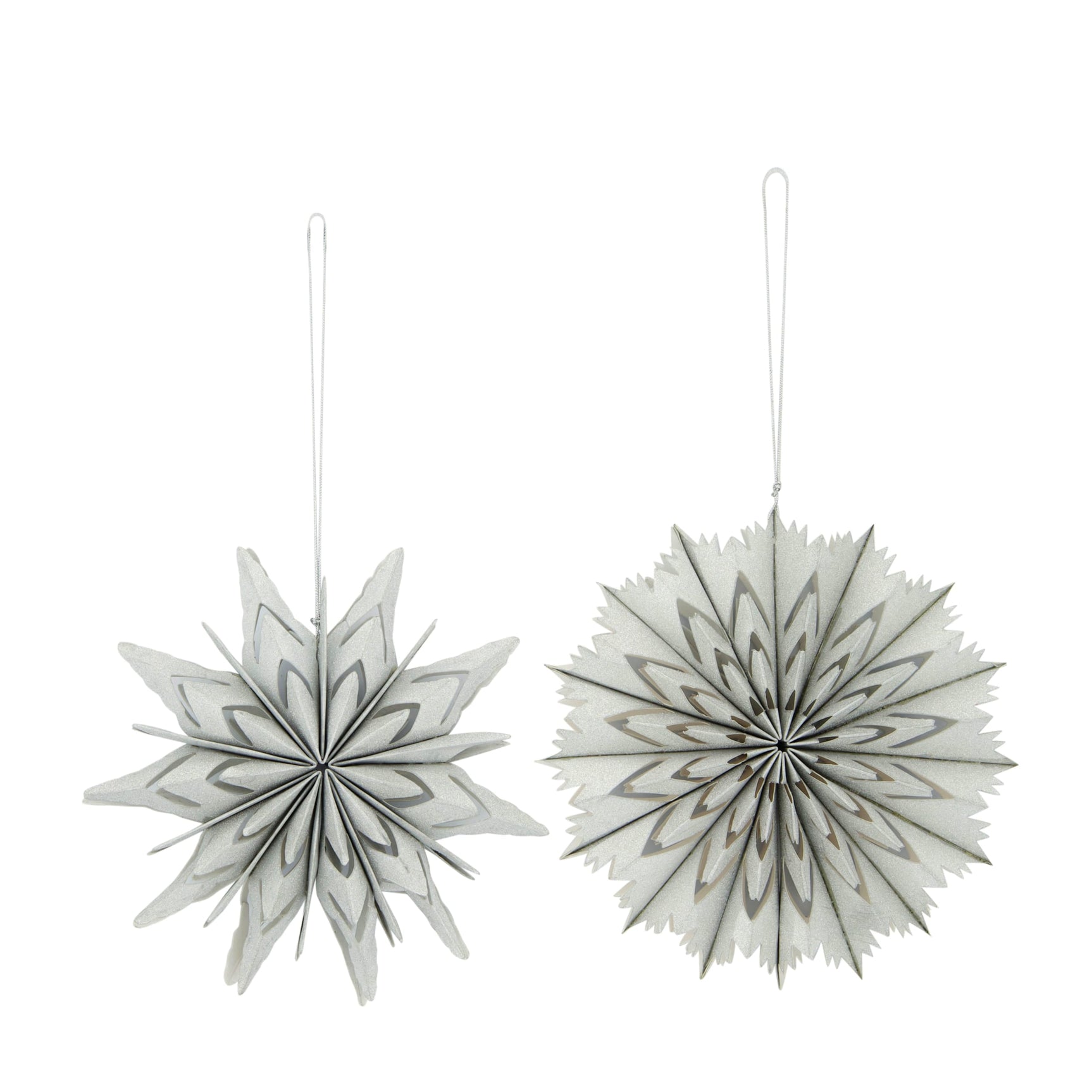 Hanger papier met glitter 15x15x3cm assorti FSC mix 100%