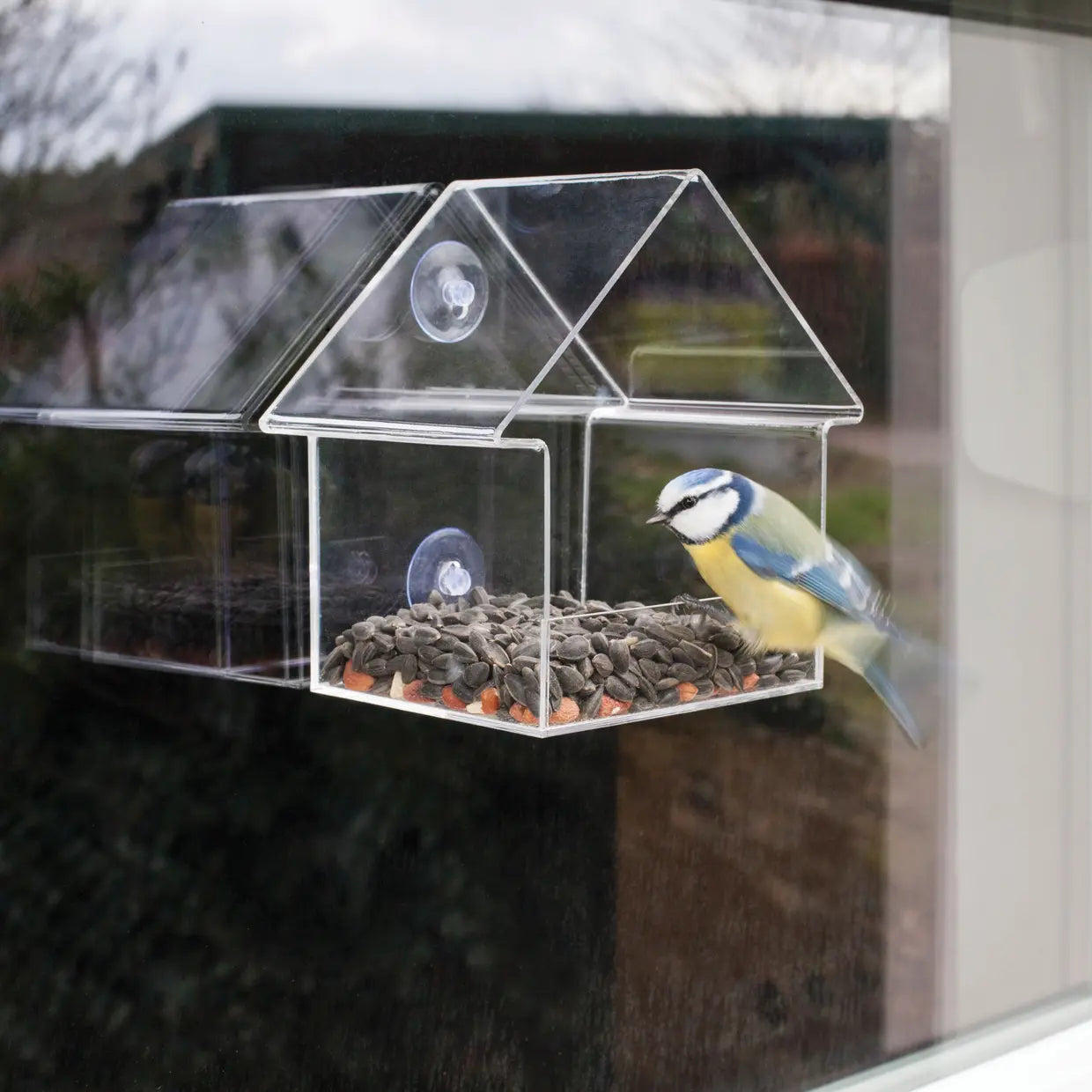 Esschert design - Acryl raamvoedertafel huis
