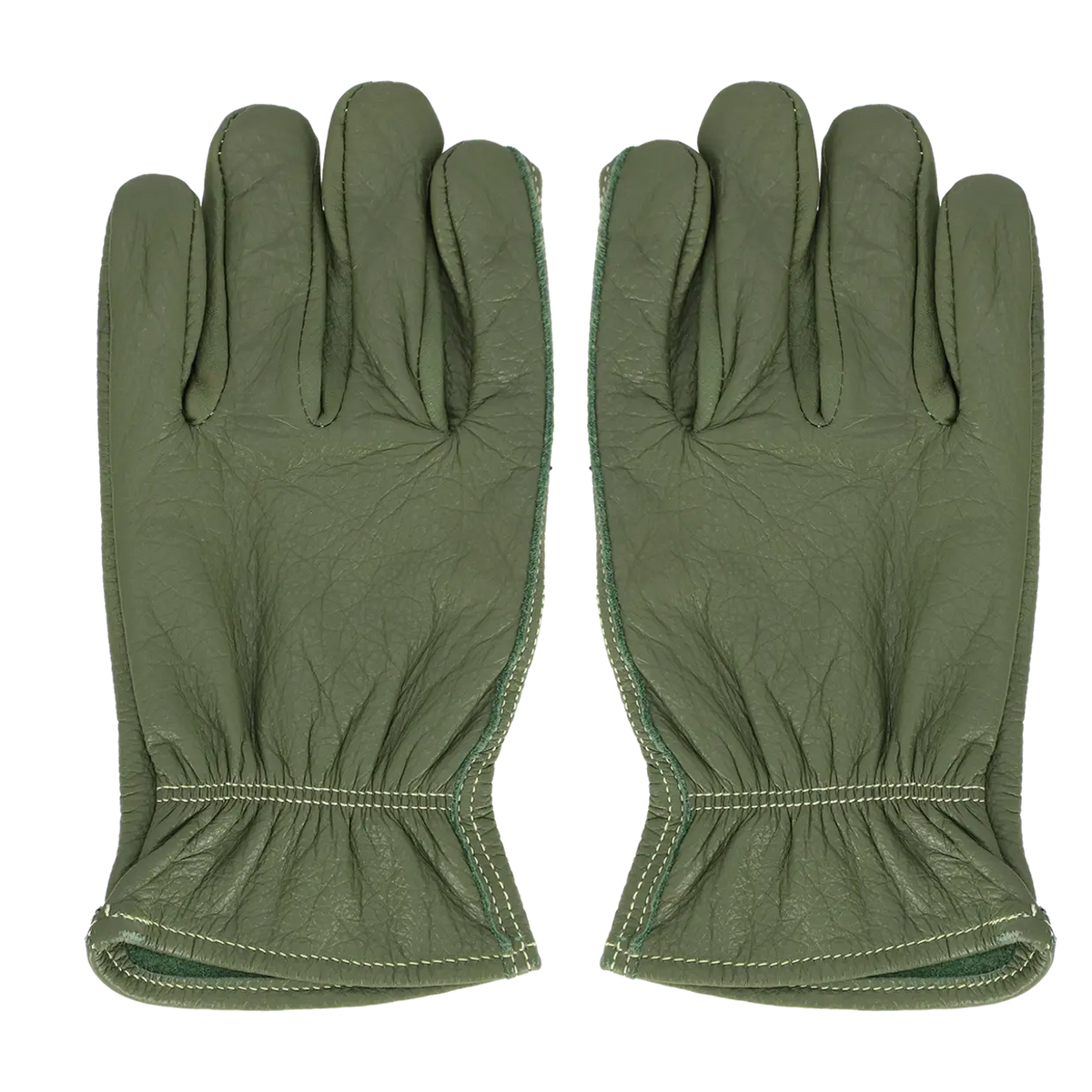 Esschert Design - Runderleren handschoenen groen maat M
