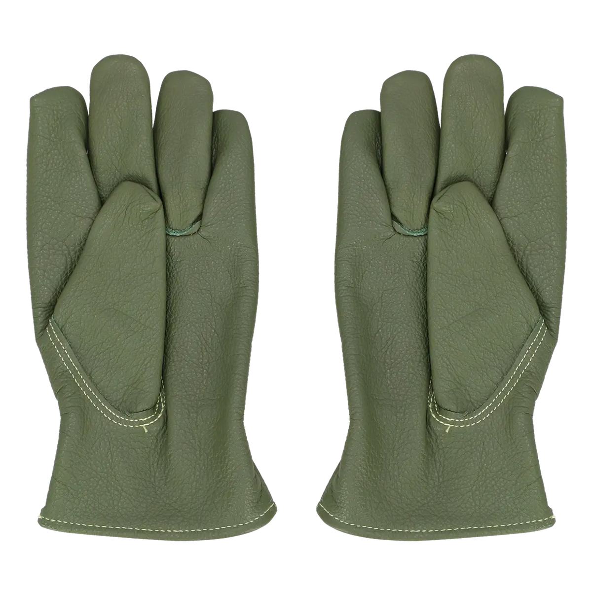 Esschert Design - Runderleren handschoenen groen maat L