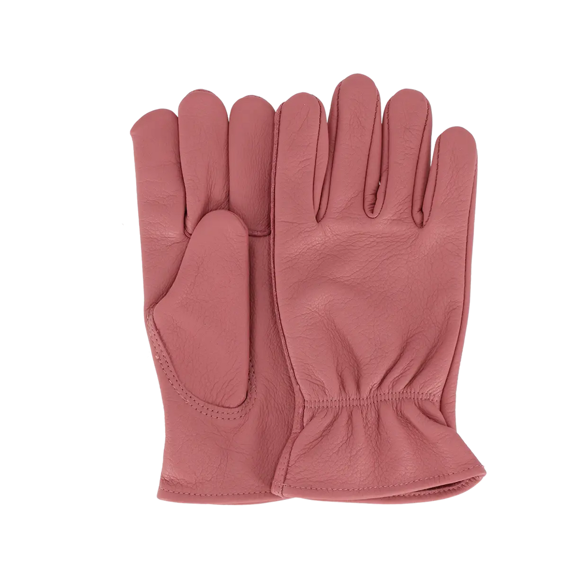 Esschert Design - Roze Runderleren handschoenen maat S