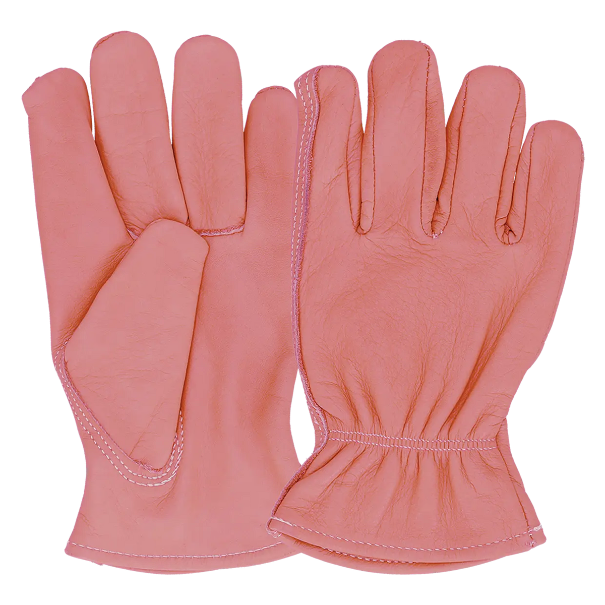 Esschert Design - Roze Runderleren handschoenen maat M
