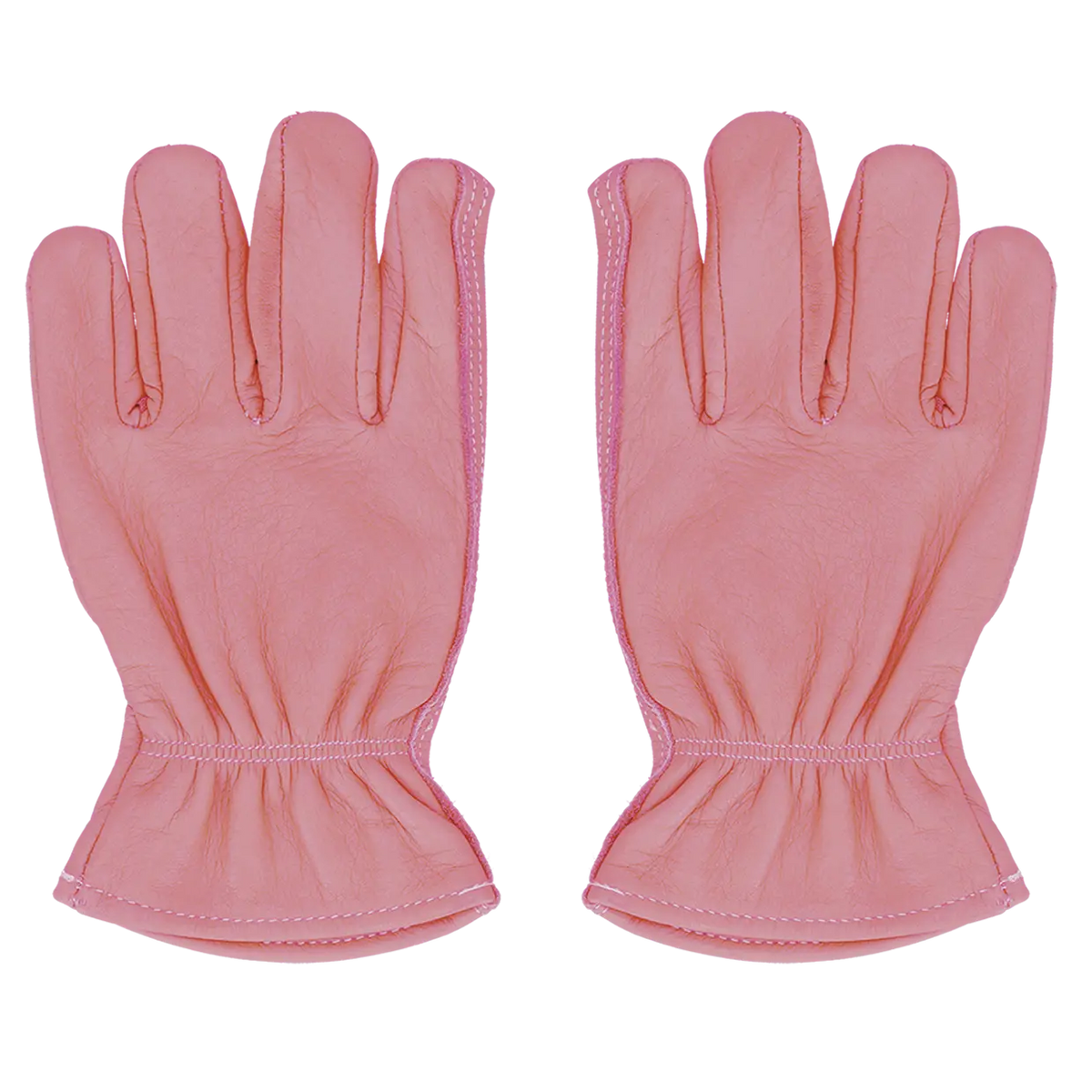 Esschert Design - Roze Runderleren handschoenen maat M