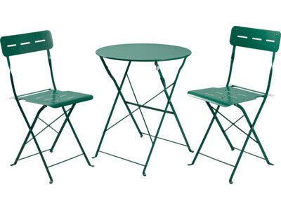 Bistroset 3 delig - mat groen
