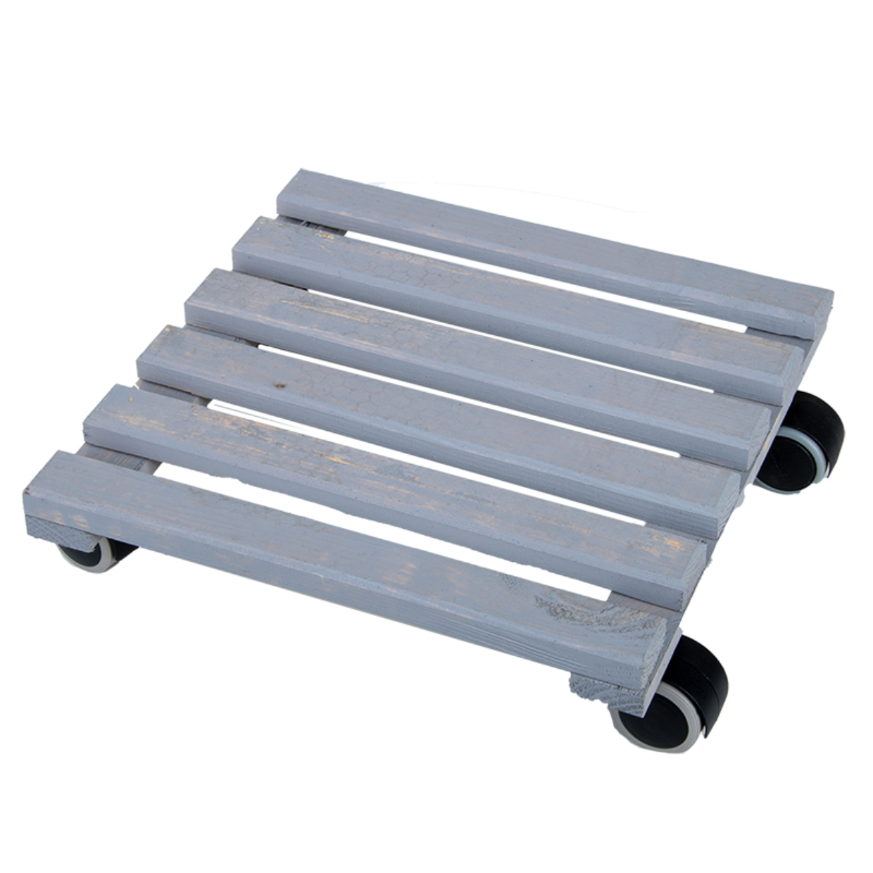 Trolley grijs vierkant indoor L - Esschert Design