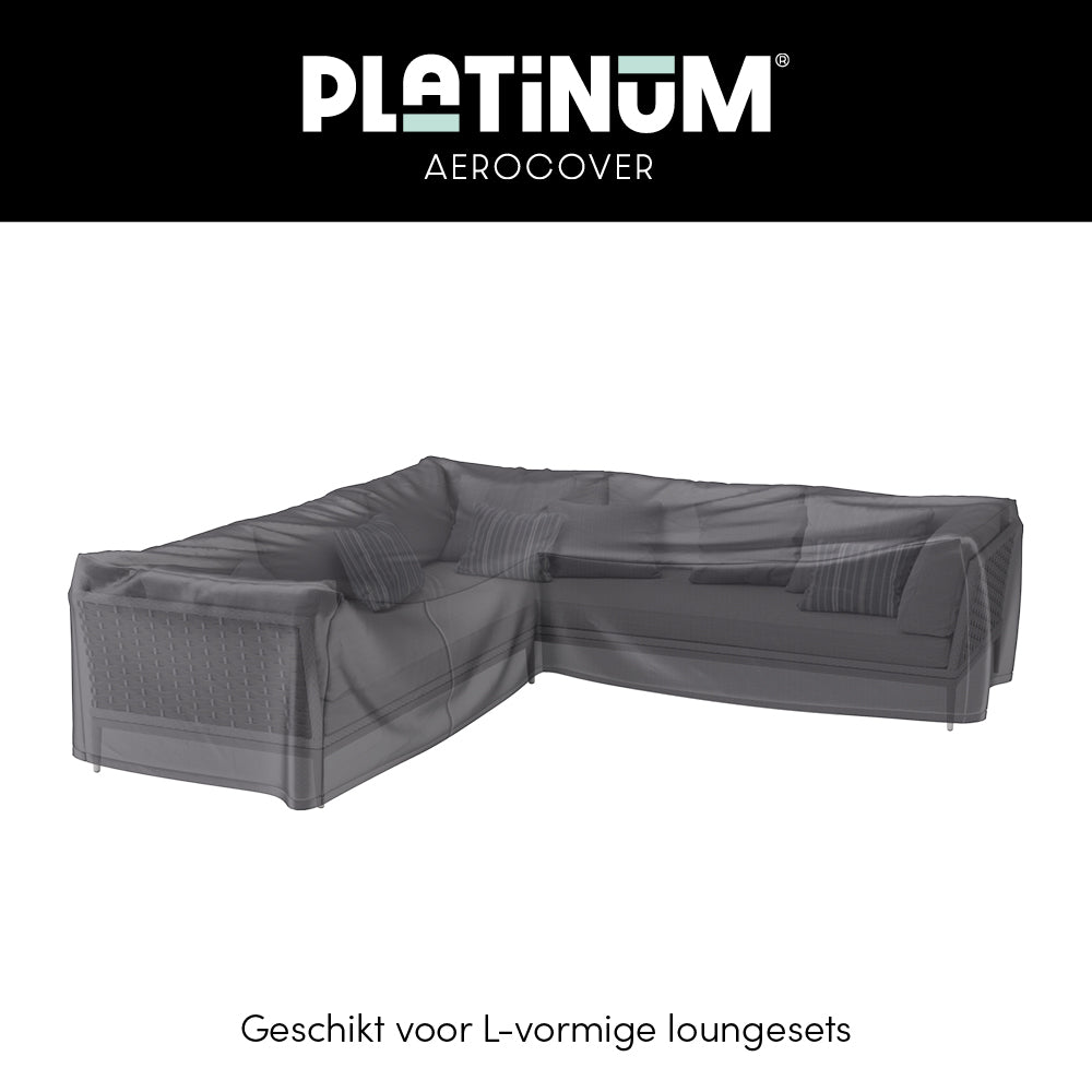 Platinum AeroCover - Loungesethoes hoekset 255x255x100xH70