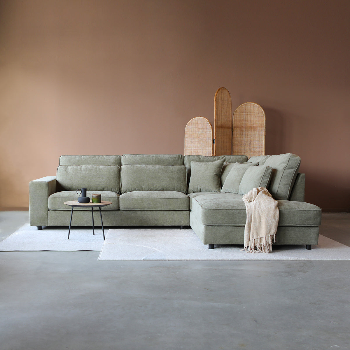 RICHIE met ottoman rechts - Rebel 18