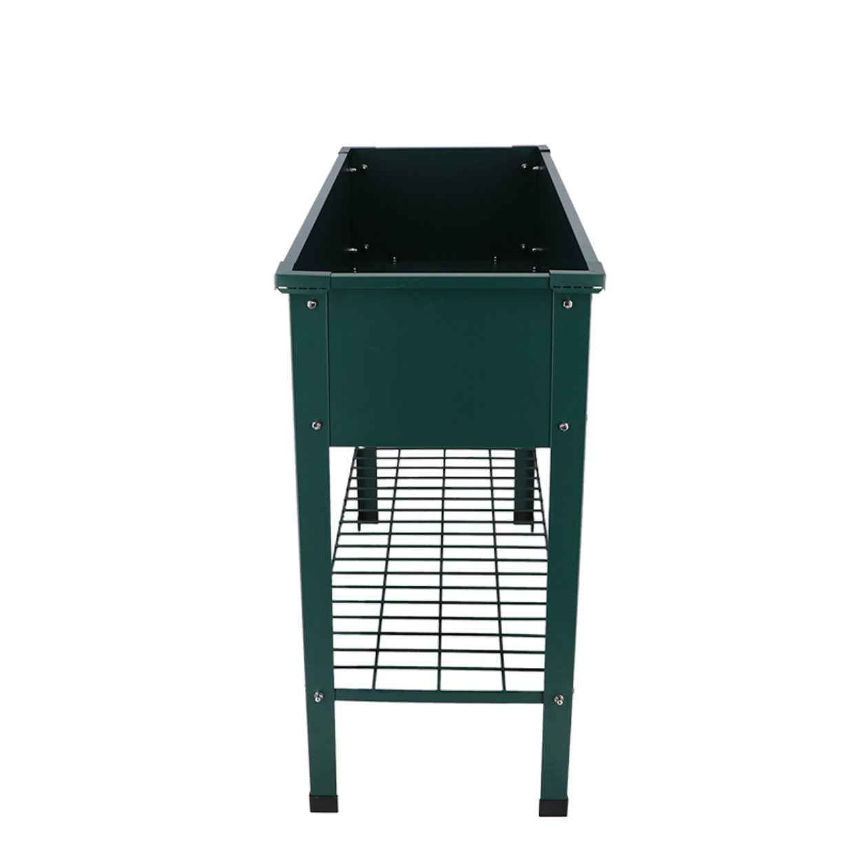 Esschert design - Verhoogde kweekbak metaal groen. L