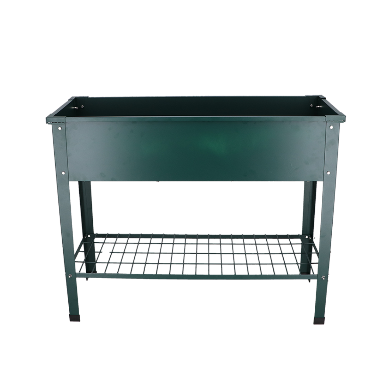 Esschert design - Verhoogde kweekbak metaal groen. L