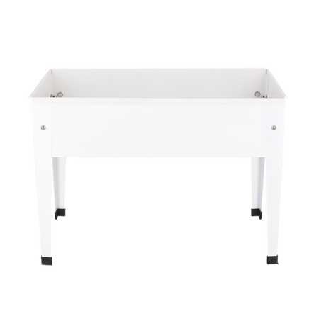 Esschert design - Verhoogde kweekbak metaal wit. S