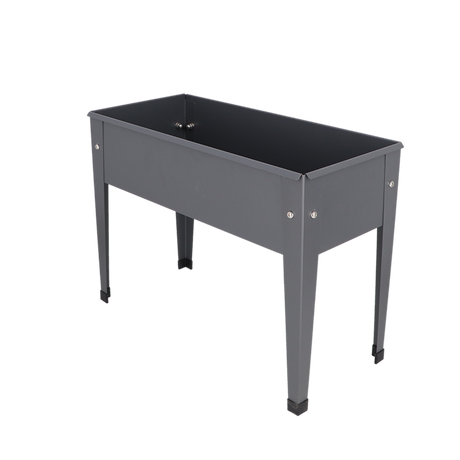 Esschert design - Verhoogde kweekbak metaal antrac. S