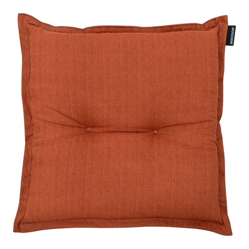 Terra zitskussen 50x50 cm met knoopstiksels, effen stof en vierkante vorm