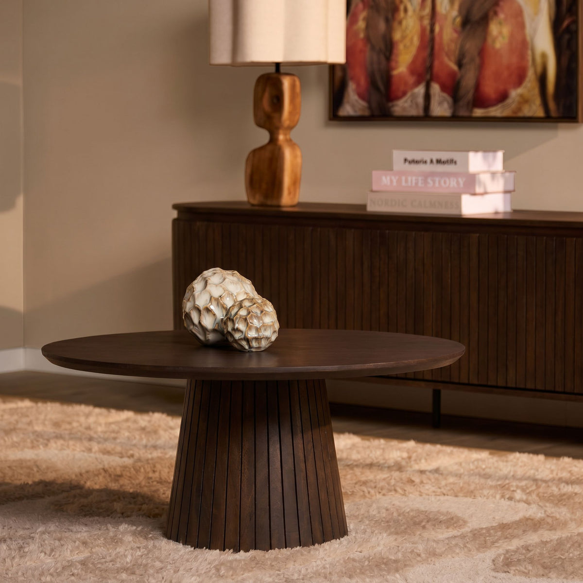 Starfurn - Salontafel Solana Bruin Mangohout 80 cm