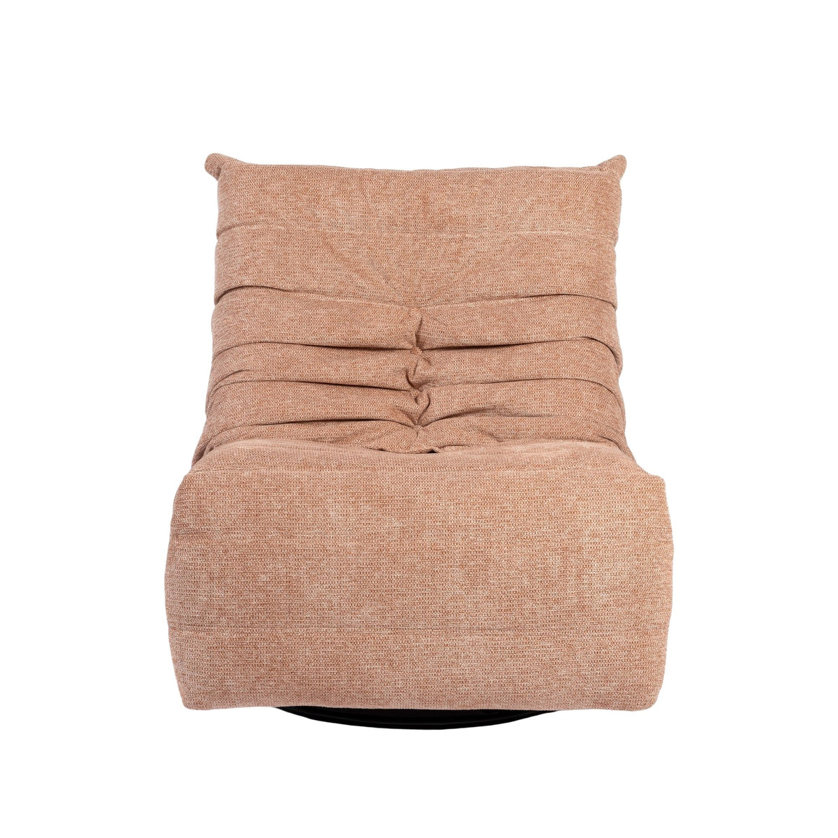 Roze relaxfauteuil Zen met hoge rugkussens en zachte, opgevulde zitting
