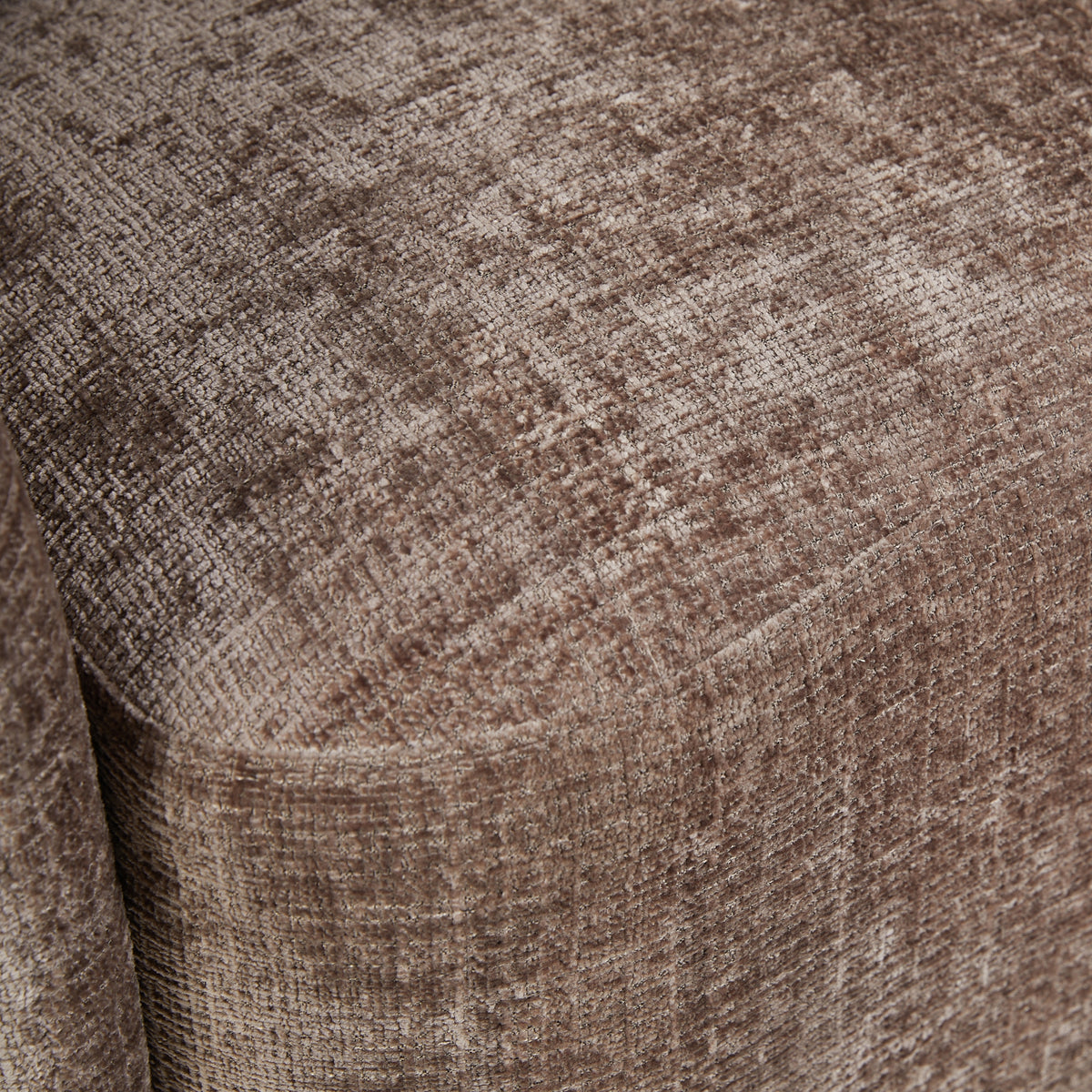 Fauteuil Yara | Klei, beige gestoffeerde stof met fijn geweven textuur