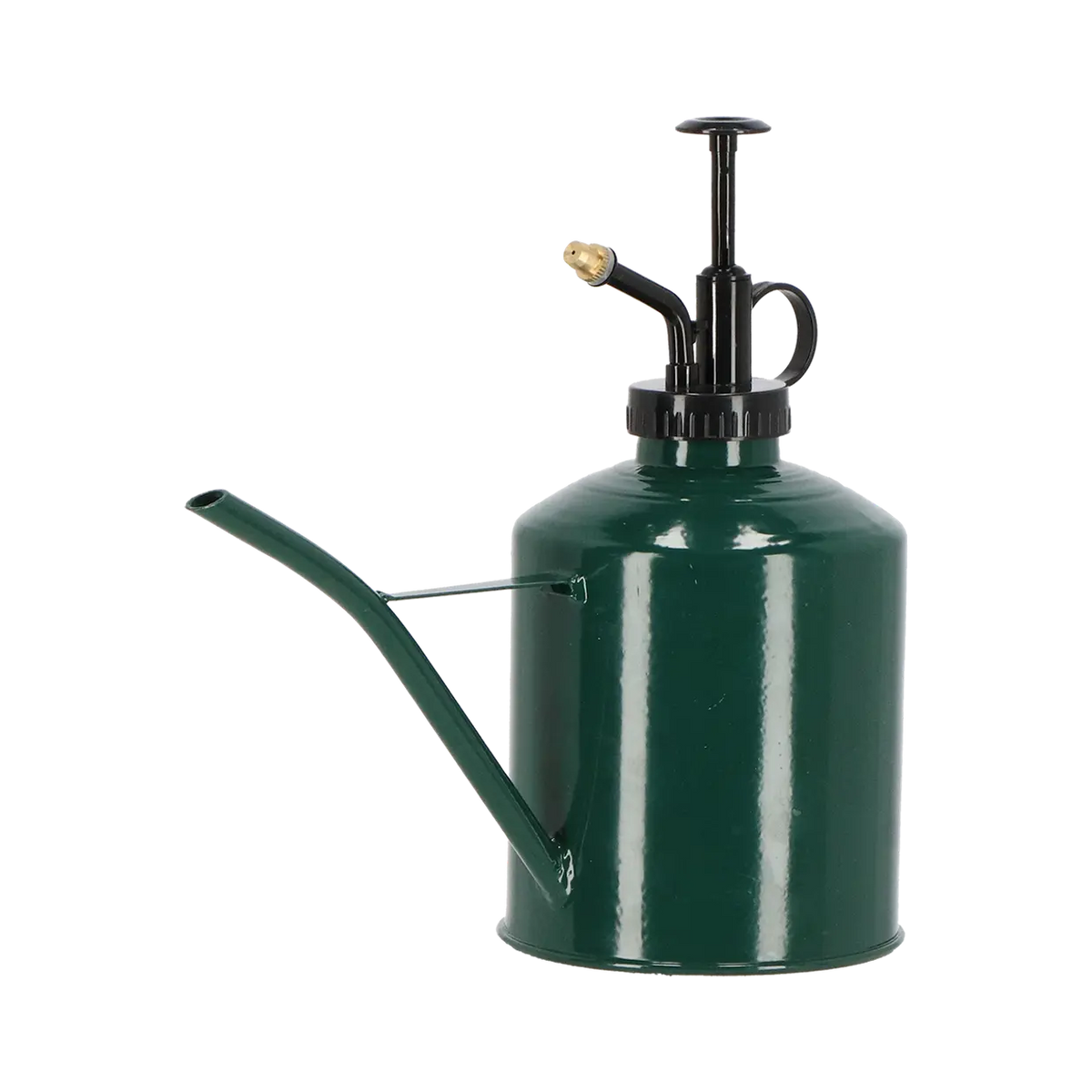 Donkergroene gieter en plantenspuit van 625 ml met lange tuit en pomp
